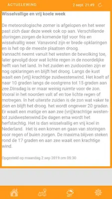 ActueleWind android App screenshot 2